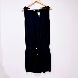 CHRISTIES Black romper with tie at the back